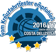Costa Deliziosa - vom Kreuzfahrttester empfohlen