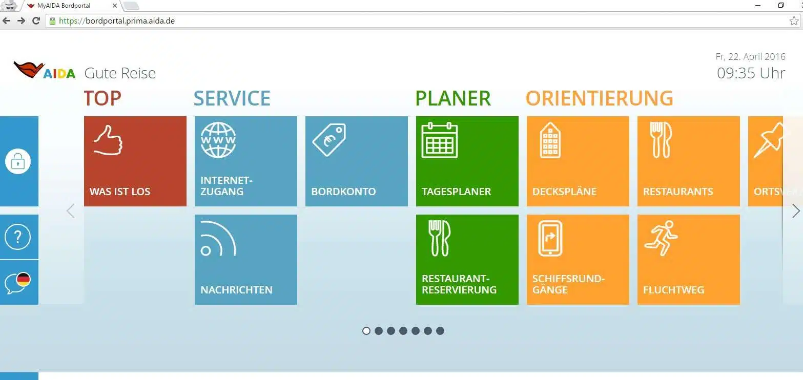 AIDAprima Teil2 – von Curry Wurst bis Ziegenmilch…..