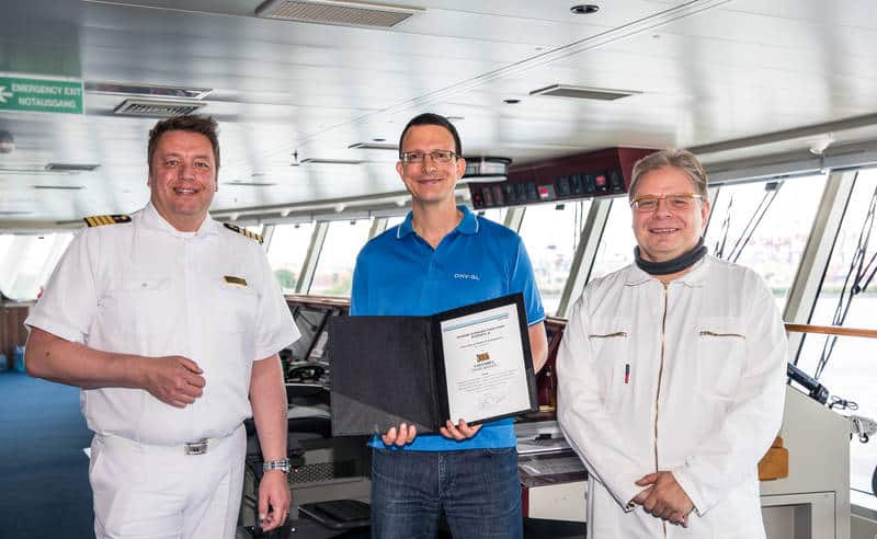 HL-Cruises Landstromanschluss der EUROPA 2 ist zertifiziert