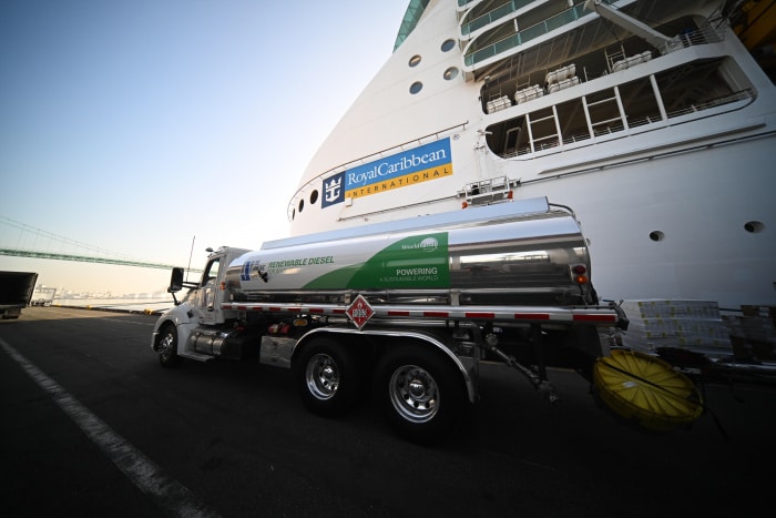 Royal Caribbean experimentiert mit erneuerbarem Dieselkraftstoff
