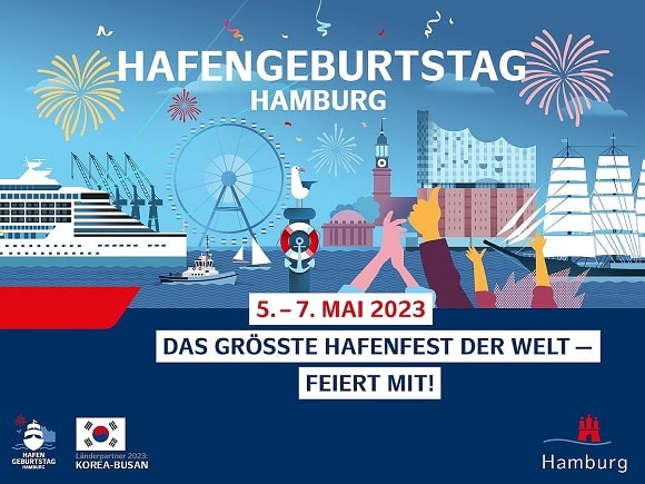 Hamburger Hafengeburtstag 2023 – 1977 zum ersten Mal gefeiert…