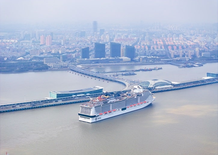 MSC Cruises startet als erste internationale Kreuzfahrtreederei mit Kreuzfahrten ab dem chinesischen Festland