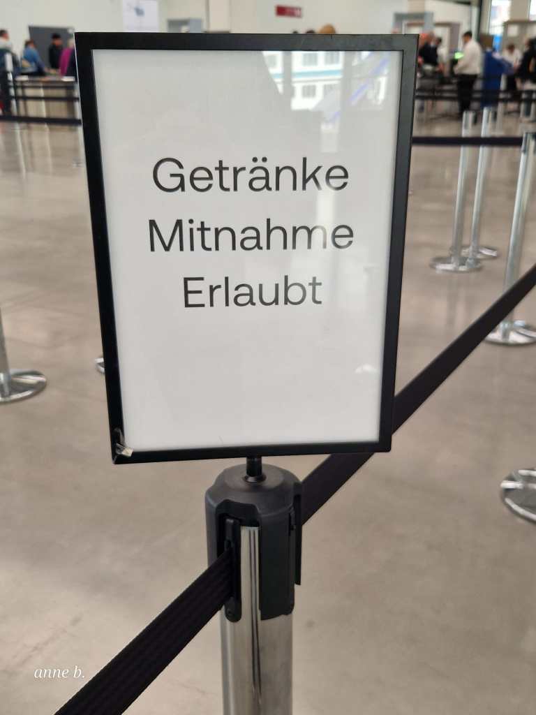 Getränke Mitnahme erlaubt auf Amadea