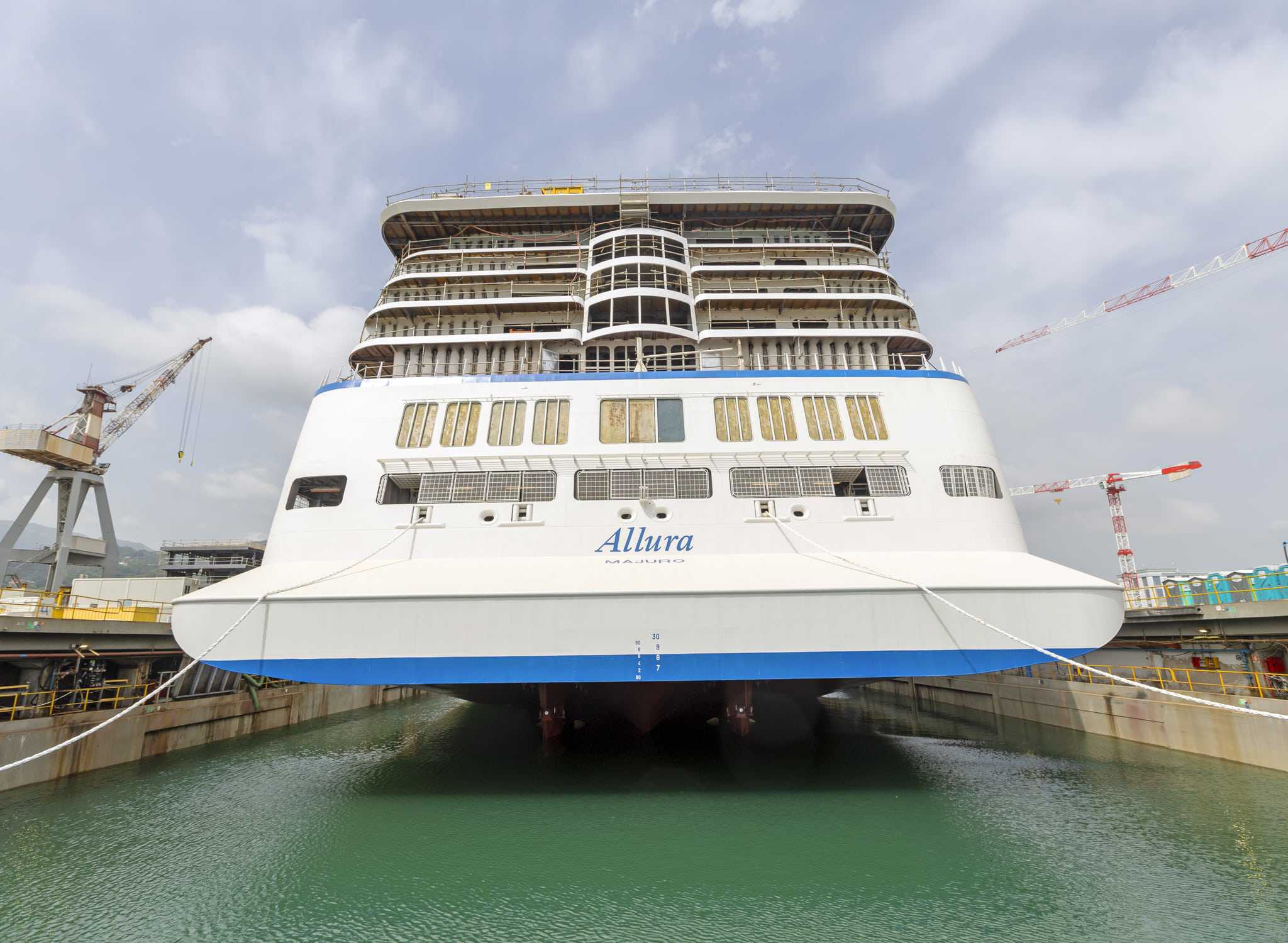 Allura ausgedockt