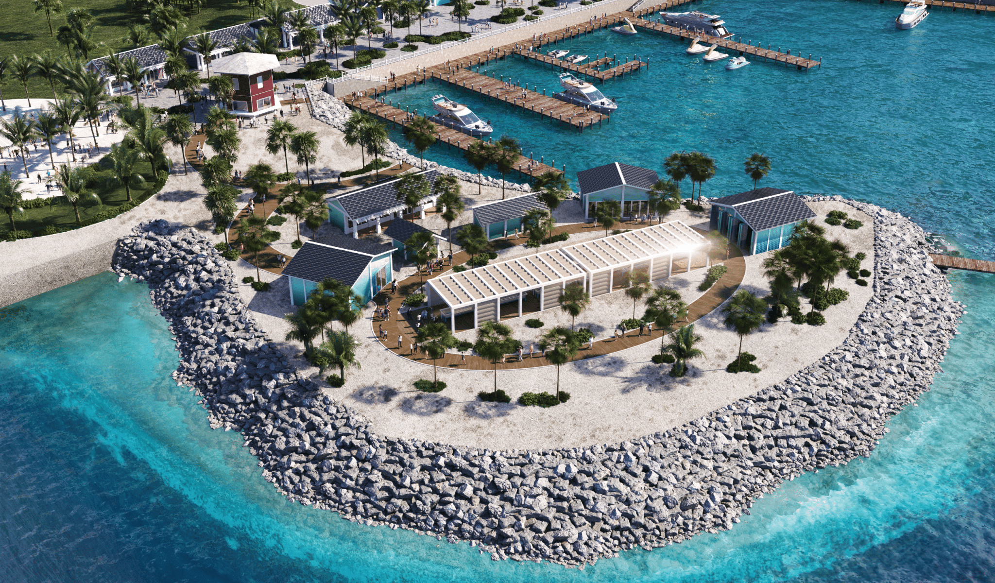 Das Meeresschutzzentrums auf Ocean Cay | ©Arquitectonica