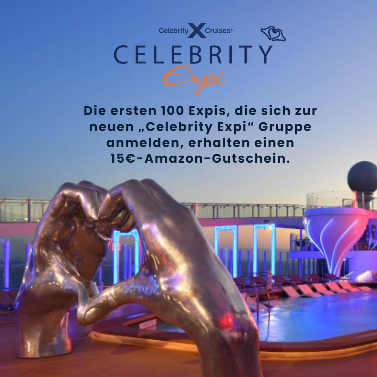 Celebrity Cruises schaltet neue Facebook-Gruppe für Expis frei