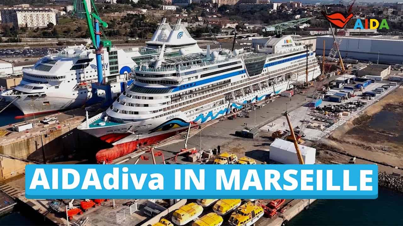 AIDAdiva in Werft