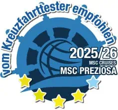 MSC Preziosa Gütesiegel