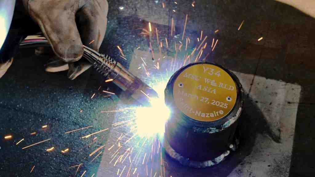 MSC World Asia coin ceremony