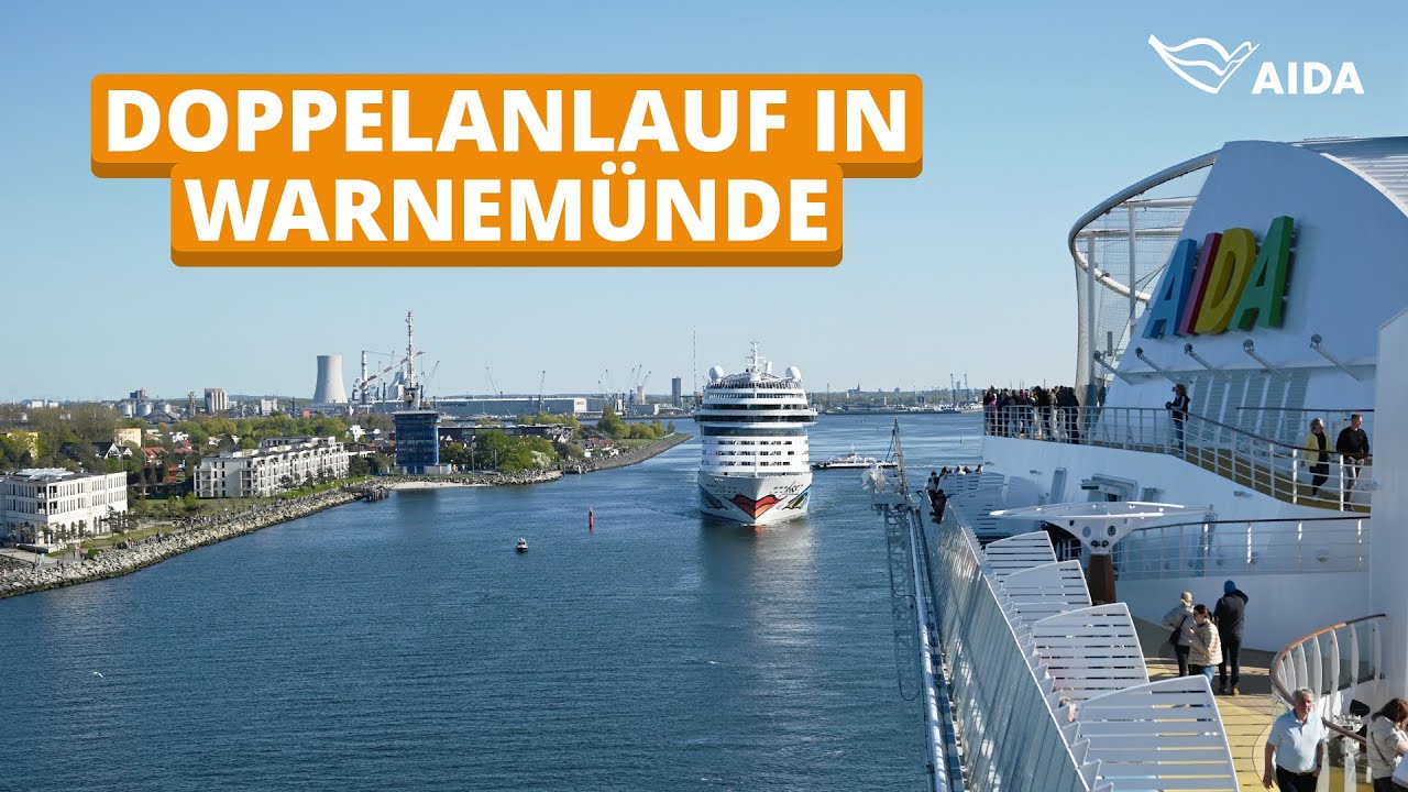 Doppelanlauf AIDA Warnemünde