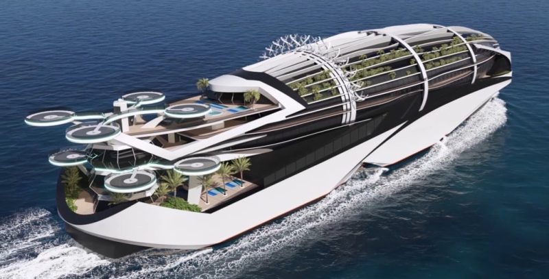 Konzept Schiff Reverse