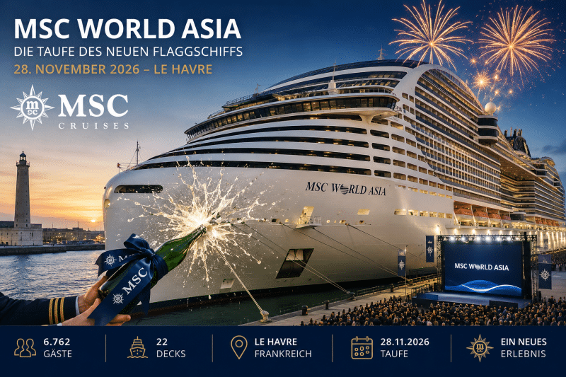 Taufe MSC World Asia
