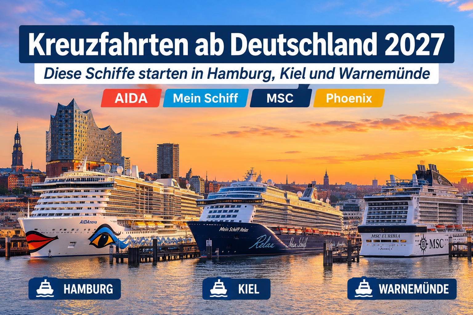 Kreuzfahrten ab Deutschland